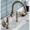 Kingston Brass Indstrl Style Wheel Handle Bridge Bathroom Faucet W/Pop-Up Drain, Nkl KS2178RX - alternate 5